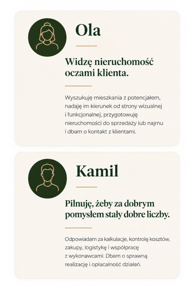 Ola i Kamil podział obowiązków
